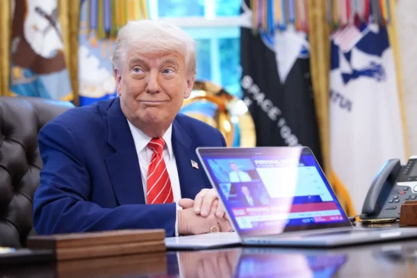 Cybersecurity in Crisis: Budget Cuts Raise Alarm Across the U.S. Donalt trump laptop